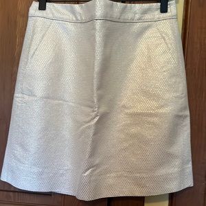 J.Crew Gold Shimmery Mini Skirt